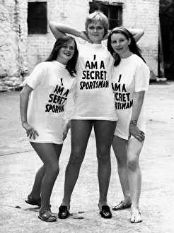 These three girls show how to make a natty mini-dress with a way-out T-Shirt These three girls show how to make a natty mini-dress with a way-out T-Shirt