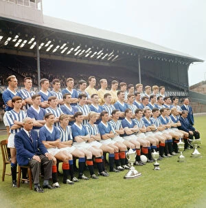 Ibrox Collection: Glasgow Rangers, Photocall, August 1964. Front Row, left to right