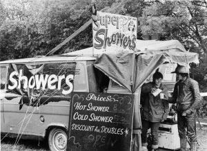Glastonbury Festival, Pilton, Somerset. Picture shows scenes from the 1985 Glastonbury Festival, Pilton, Somerset. Picture shows scenes from the 1985