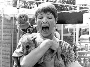 Glenda Jackson being bitten by lion cub during visit to Chelsea Flower Show - May 1980 Glenda Jackson being bitten by lion cub during visit to Chelsea Flower Show - May 1980
