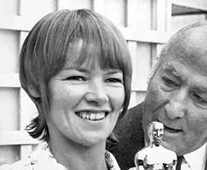 Glenda Jackson holds her Oscar for best actress which was presented to her at a reception Glenda Jackson holds her Oscar for best actress which was presented to her at a reception