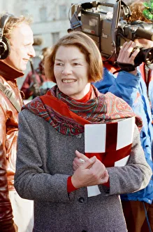 Glenda Jackson, and other Labour party members delivering a mass petition against coal Glenda Jackson, and other Labour party members delivering a mass petition against coal