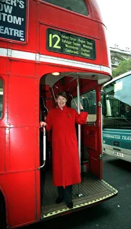 Glenda Jackson MP London Mayor Candidate November 1999 on a number 12 bus in Glenda Jackson MP London Mayor Candidate November 1999 on a number 12 bus in