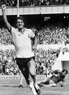 Glenn Hoddle after scoring past Manchester City keeper Joe Corrigan Glenn Hoddle after scoring past Manchester City keeper Joe Corrigan