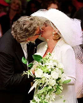 Gloria Hunniford marries Stephen Wey 5 September 1998 at Hever Castle Church today in Gloria Hunniford marries Stephen Wey 5 September 1998 at Hever Castle Church today in