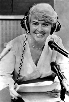 Gloria Hunniford in radio studio smiling - July 1981 13/07/1981 Gloria Hunniford in radio studio smiling - July 1981 13/07/1981
