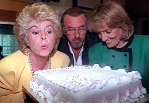 Gloria Hunniford TV Presenter 50th Birthday suprise 1990 Esther Rantzen arriving at Gloria Hunniford TV Presenter 50th Birthday suprise 1990 Esther Rantzen arriving at
