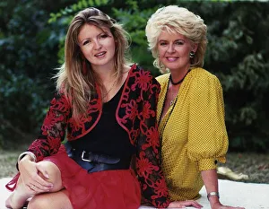 Gloria Hunniford TV Presenter with daugther Caron Keating TV Presenter DBase Gloria Hunniford TV Presenter with daugther Caron Keating TV Presenter DBase