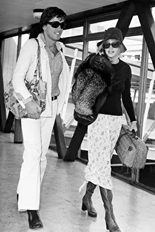 Goldie Hawn actress and boyfriend Bruno Wintzel 1973 at Heathrow Airport Goldie Hawn actress and boyfriend Bruno Wintzel 1973 at Heathrow Airport