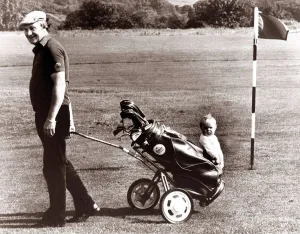 Golf fanatic David Moore, a salesman from Ryton, Tyne and Wear Golf fanatic David Moore, a salesman from Ryton, Tyne and Wear