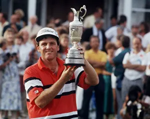 US golfer Mark Calcavecchia wins the 1989 Open Championship at the Royal Troon Golf Club US golfer Mark Calcavecchia wins the 1989 Open Championship at the Royal Troon Golf Club
