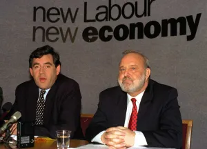 Gordon Brown MP Labour Shadow Chancellor and Frank Dobson MP Shadow Environment Secretary Gordon Brown MP Labour Shadow Chancellor and Frank Dobson MP Shadow Environment Secretary