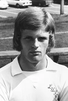 Gordon McQueen, Leeds United Football Player, Pre Season Photocall, August 1973 Gordon McQueen, Leeds United Football Player, Pre Season Photocall, August 1973
