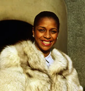 Grace Kennedy wearing fur coat February 1981 Grace Kennedy wearing fur coat February 1981