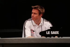 Graeme Le Saux Football May 98 Chelsea / England footballer launching Graeme Le Saux Football May 98 Chelsea / England footballer launching