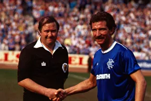 Graeme Souness with David Hannah April 1987 Graeme Souness with David Hannah April 1987