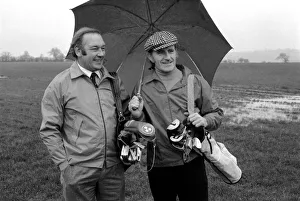 Graham Hill and Larry Webb. January 1975 75-00355-001 Graham Hill and Larry Webb. January 1975 75-00355-001
