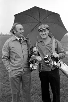 Graham Hill and Larry Webb. January 1975 75-00355-002 Graham Hill and Larry Webb. January 1975 75-00355-002