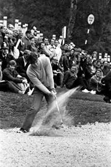 Graham Marsh playing golf in the Piccadilly World Match Play Championship, which he lost Graham Marsh playing golf in the Piccadilly World Match Play Championship, which he lost