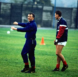 Graham Roberts & Terry Butcher training October 1987 Graham Roberts & Terry Butcher training October 1987