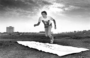 The Great North Run, 18 June, 1989 - Mr. Ken Workman who will be leading the warm-up The Great North Run, 18 June, 1989 - Mr. Ken Workman who will be leading the warm-up