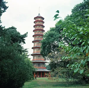 The Great Pagoda at Kew Gardens. September 1970 The Great Pagoda at Kew Gardens. September 1970