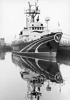 The Greenpeace ship Sirius seen here berthed at the Coal Dock at Hartlepool The Greenpeace ship Sirius seen here berthed at the Coal Dock at Hartlepool