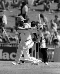 Greg Chappell batting during the one day international match against West Indies in Greg Chappell batting during the one day international match against West Indies in