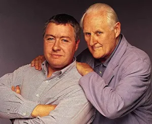 Gregor Fisher with father-in-law Peter Vaughan August 1997 Gregor Fisher with father-in-law Peter Vaughan August 1997