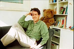Griff Rhys Jones Comedian /Actor relaxing at home dbase msi A©Mirrorpix Griff Rhys Jones Comedian /Actor relaxing at home dbase msi A©Mirrorpix