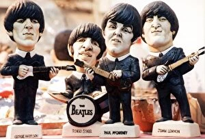 Images Dated 7th November 1996: Groggs depicting The Beatles created by John Hughes, Pontypridd - November 1996