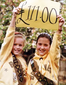 Guisborough Brownies Rosemarie Brownlie and Emma Bennington, both 9 Guisborough Brownies Rosemarie Brownlie and Emma Bennington, both 9