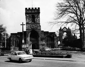 Guisborough Parish Church, St Nicholas Church. 20th April 1972 Guisborough Parish Church, St Nicholas Church. 20th April 1972