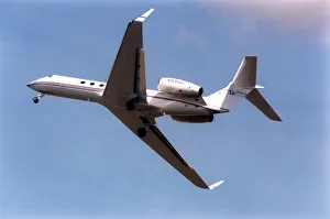 A Gulfstream V business jet aircraft at the 1998 Sunderland Airshow A Gulfstream V business jet aircraft at the 1998 Sunderland Airshow