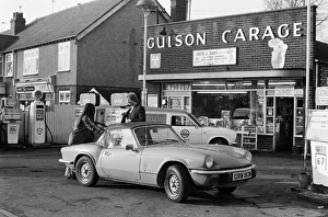 Gulson Garage, West Midlands. 19th February 1975 Gulson Garage, West Midlands. 19th February 1975