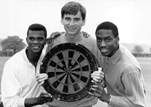 Gus Caesar Football Player of Arsenal - with teammates Paul Davis Gus Caesar Football Player of Arsenal - with teammates Paul Davis