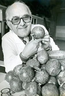 Gus Charlton with samples of his firm's haggis which is made South of the Border in Gus Charlton with samples of his firm's haggis which is made South of the Border in