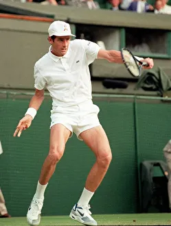 GUY FORGET AT WIMBLEDON JULY 1994 - 06/07/1994 GUY FORGET AT WIMBLEDON JULY 1994 - 06/07/1994