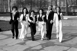 The Guys and Dolls pop group. February 1975 75-01169-005 The Guys and Dolls pop group. February 1975 75-01169-005