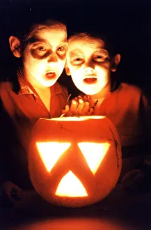 Halloween - Superspooks Alec Thomas (left) and Michael Bailey (Both aged6) from Erw Las Halloween - Superspooks Alec Thomas (left) and Michael Bailey (Both aged6) from Erw Las