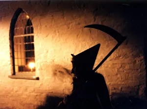 Halloween - A witch at St Fagans Castle, near Cardiff - 31st October 1998 Halloween - A witch at St Fagans Castle, near Cardiff - 31st October 1998