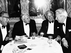 Harold Wilson former Labour Prime Minister (second left Harold Wilson former Labour Prime Minister (second left
