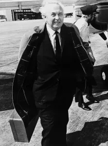Harold Wilson MP former Prime Minister Leader of the Opposition at Luton Airport 1973 Harold Wilson MP former Prime Minister Leader of the Opposition at Luton Airport 1973