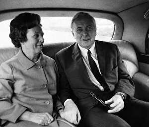 Harold Wilson the prime minister with his wife Harold Wilson the prime minister with his wife