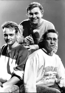 Harry Enfield with fellow actors and comedians Paul Whitehouse Harry Enfield with fellow actors and comedians Paul Whitehouse