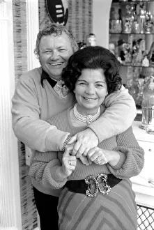 Harry Secombe and wife Myra. January 1975 75-00354 Harry Secombe and wife Myra. January 1975 75-00354