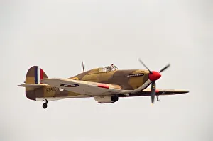 Hawker Hurricane WW2 fighter aircraft, flown by the RAF in the Battle of Britain Hawker Hurricane WW2 fighter aircraft, flown by the RAF in the Battle of Britain
