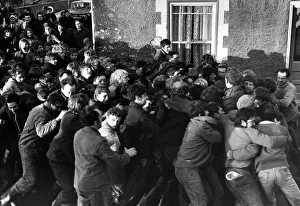The Haxey Hood football game 1970. 29th December 1970 The Haxey Hood football game 1970. 29th December 1970