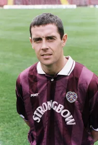 Heart of Midlothian footballer David Weir. August 1996 Heart of Midlothian footballer David Weir. August 1996