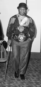 Heavy weight boxing champion of the World Mike Tyson seen here arriving at London' Heavy weight boxing champion of the World Mike Tyson seen here arriving at London'
